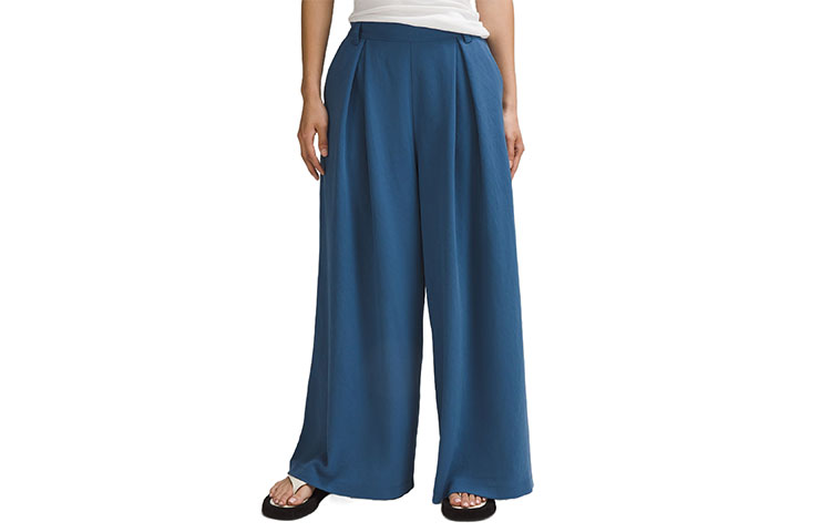 

Женские повседневные брюки Moderate Wide Leg Lululemon, светло-синий