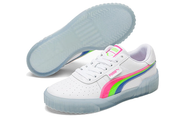 Кроссовки cali 'neon iced - pink dazzling blue' Puma, розовый — фото 3