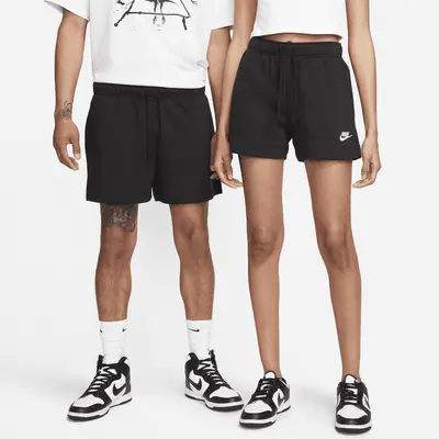 Шорты Nike Sportswear Club Fleece, черный/белый
