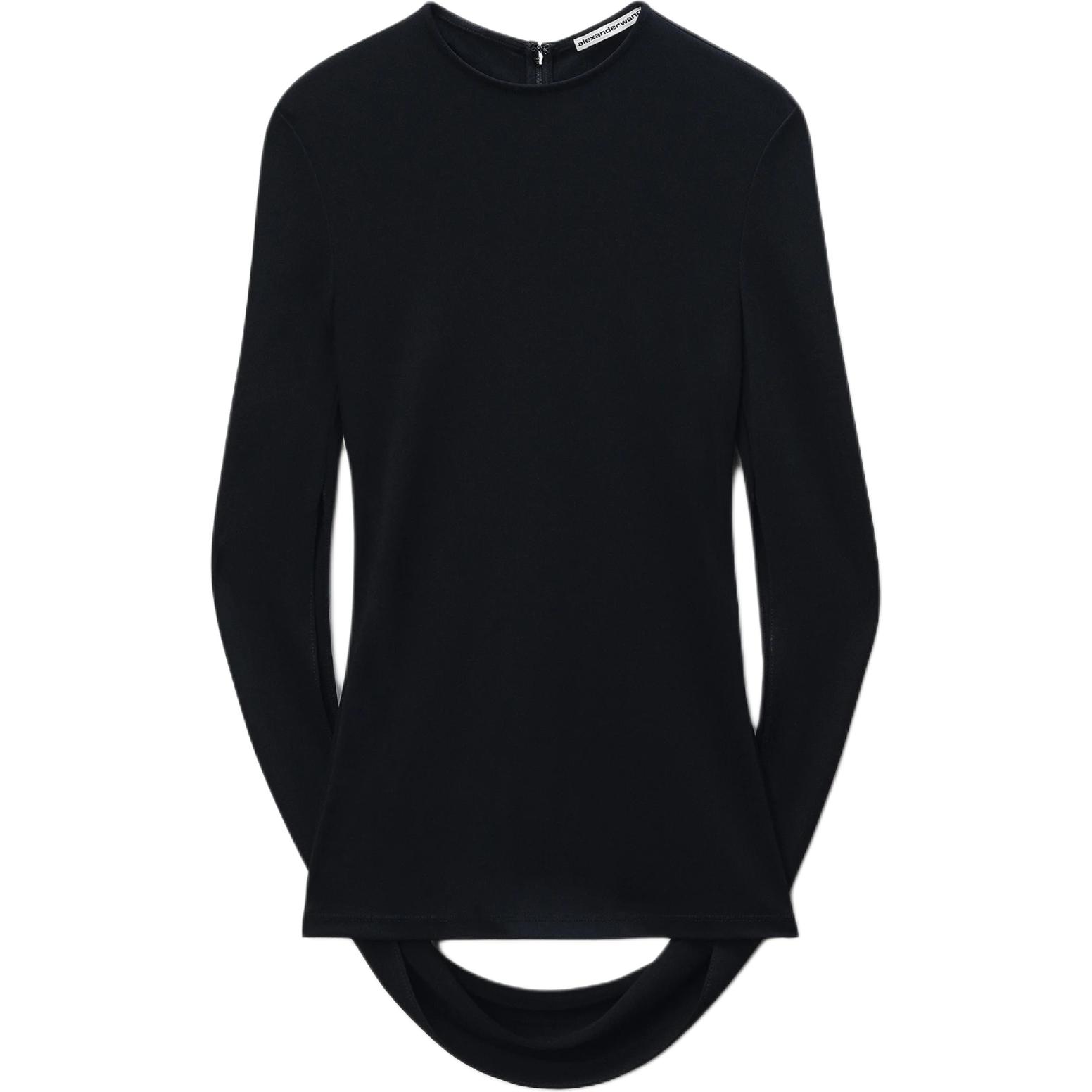 

Женская трикотажная коллекция весна-лето 2026 Alexander Wang, черный