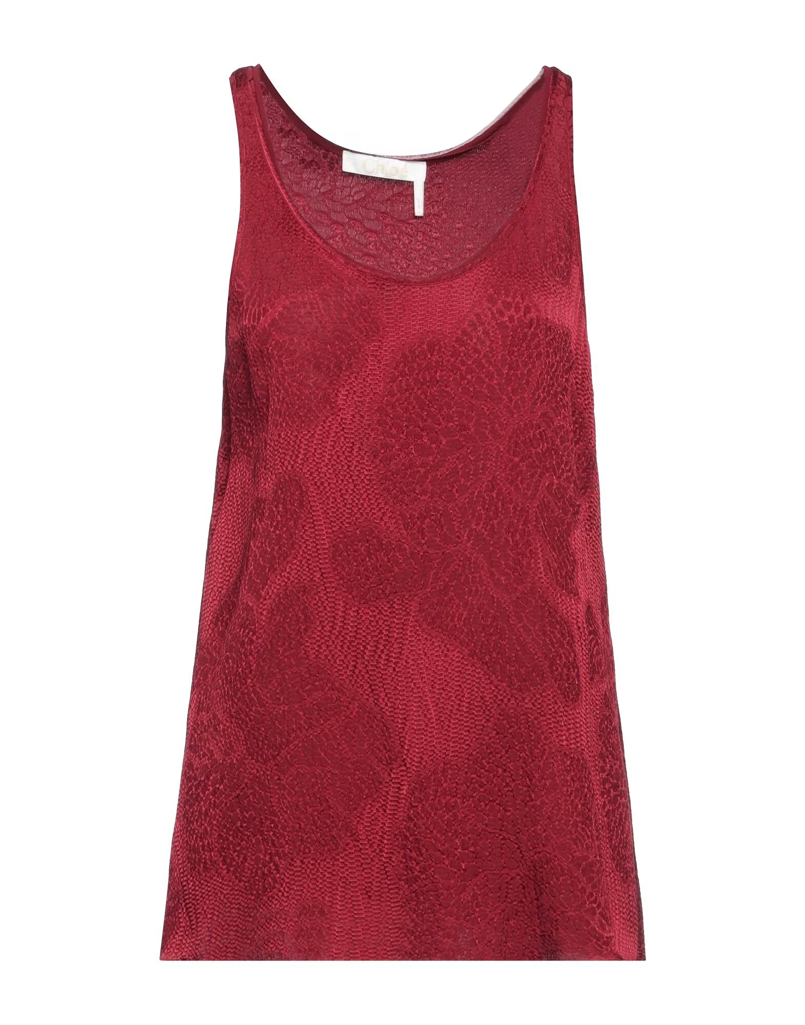

Топ Chloé, бордовый