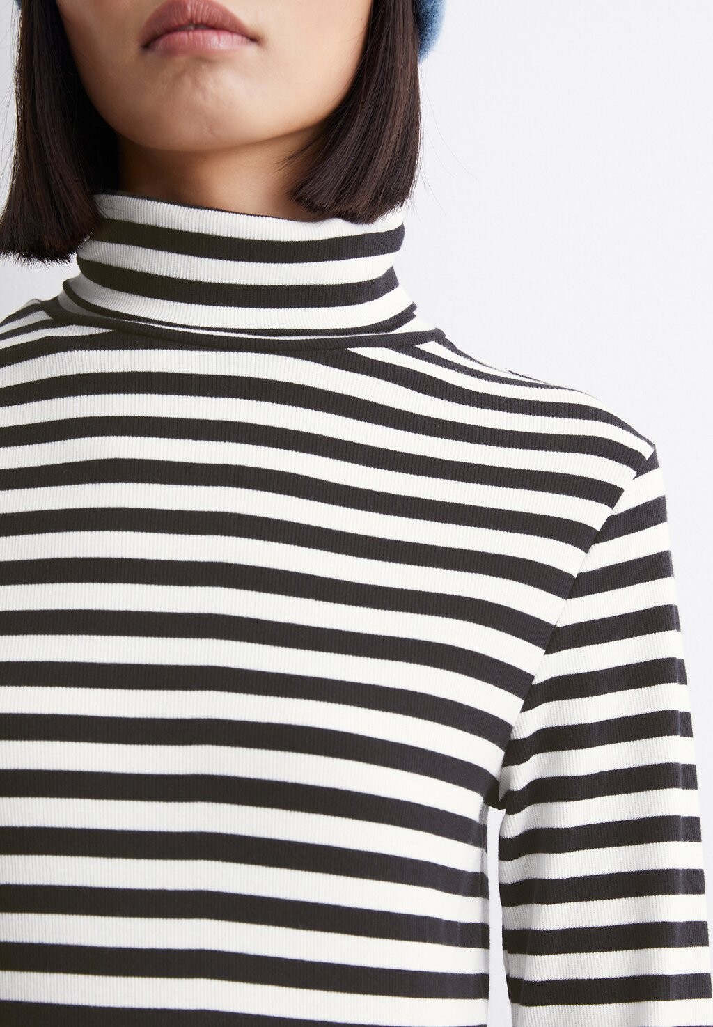 

Топ с длинными рукавами TURTLENECK STRIPES Marc O'Polo DENIM, черный