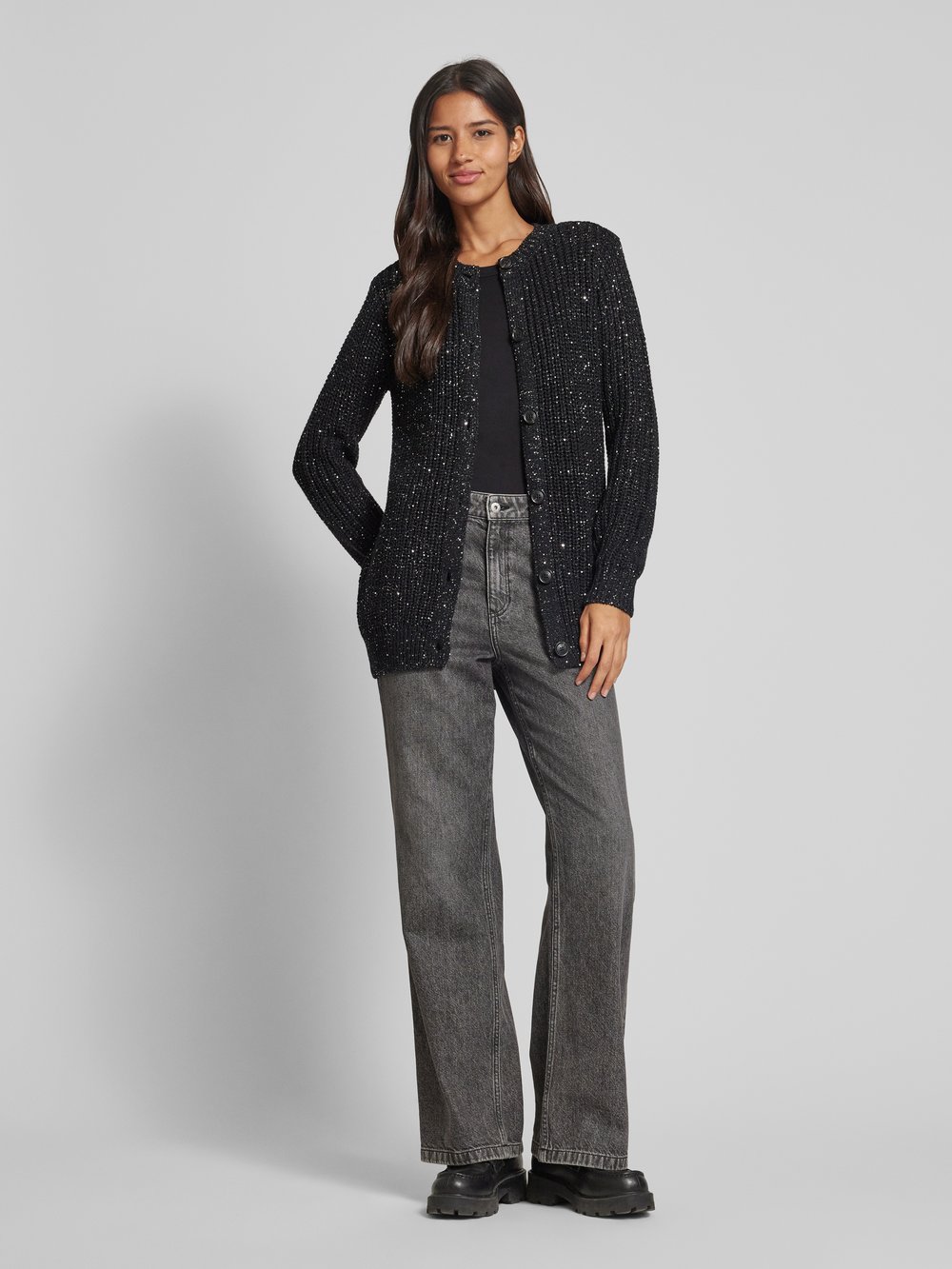 

Кардиган с круглым вырезом Scotch & Soda, черный