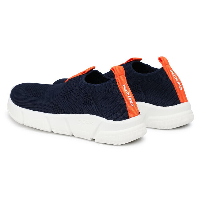 Кроссовки Geox J Aril B. A J02DMA 0006K C0820 Navy/Orange, темно-синий — фото 3