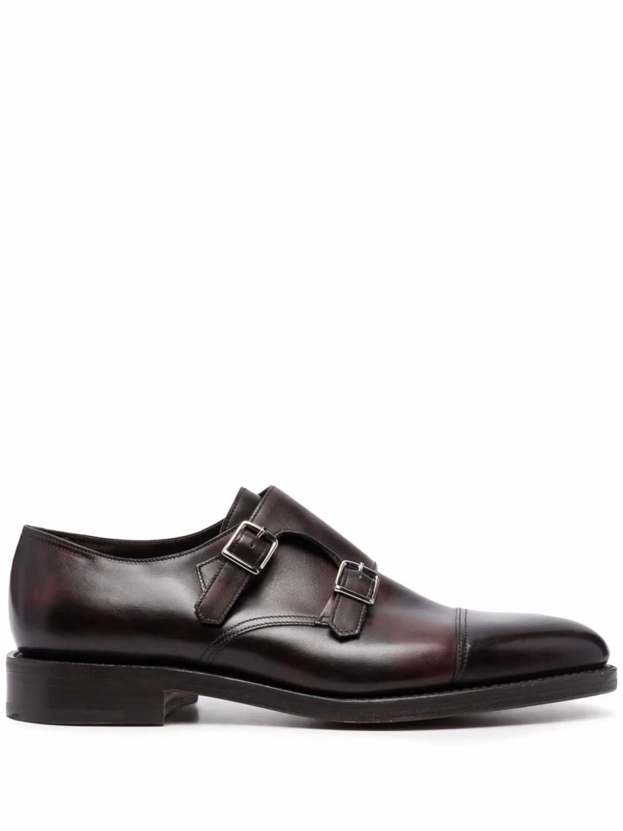

John Lobb туфли монки William, коричневый