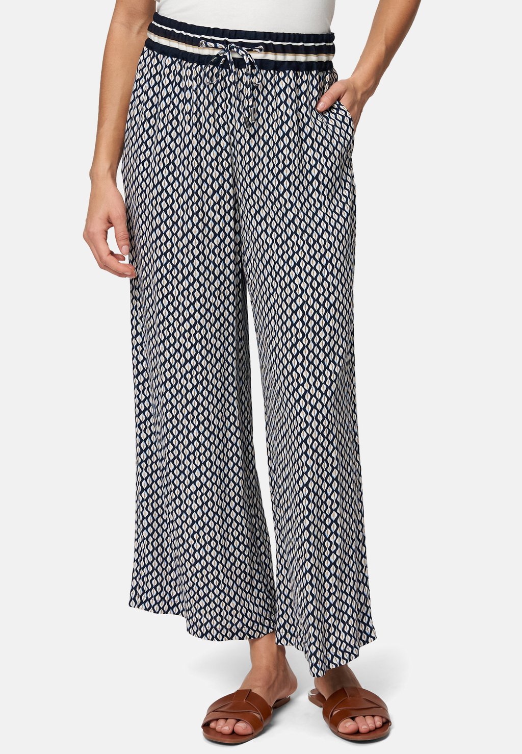 

Брюки CULOTTE MIT GRAFISCHEM PRINT zero, синий