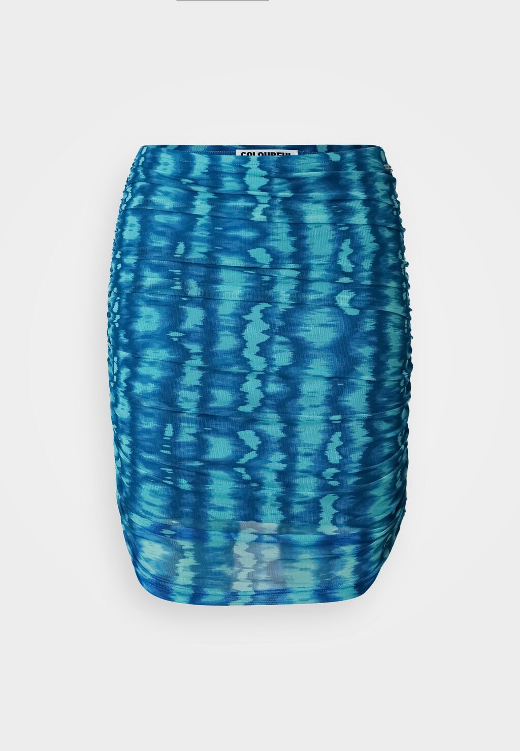 

Юбка-карандаш TAYLEE TIE DYE GATHERED SKIRT Colourful Rebel, бирюзовый