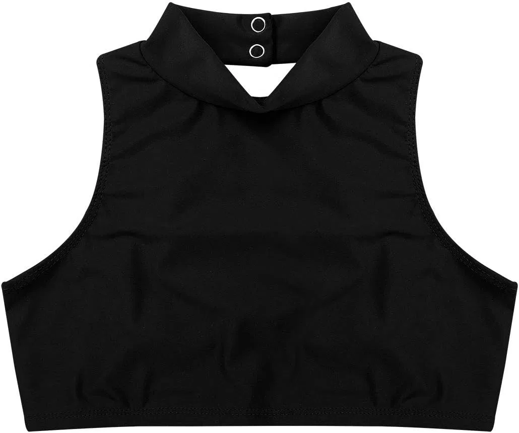 Детский спортивный костюм с принтом Agoky, топ и шорты, Black Type D — фото 2