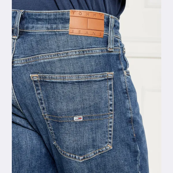 Джинсы узкого кроя Austin Tommy Hilfiger, синий — фото 3