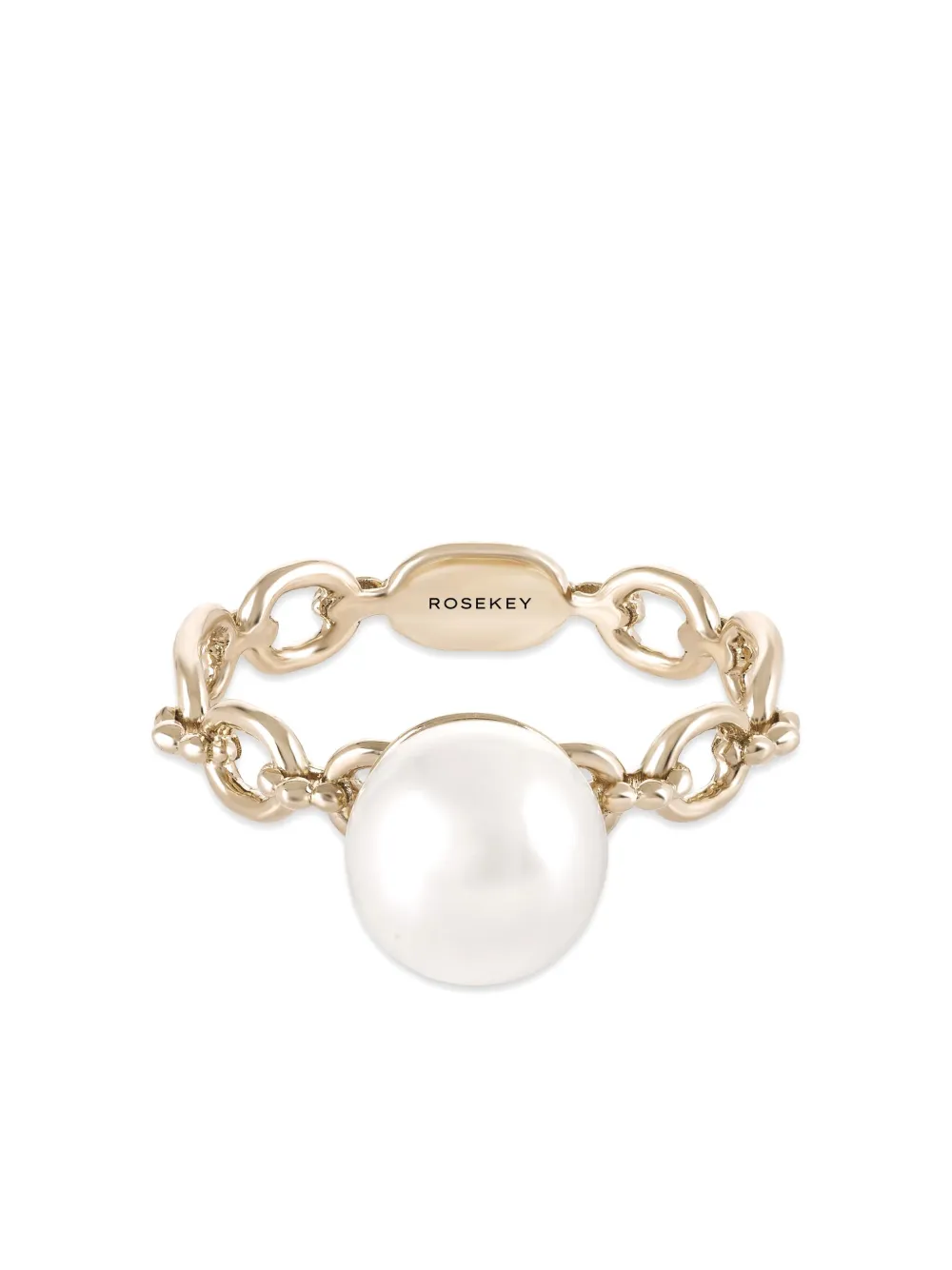 

Кольцо Justify My Love из желтого золота с жемчугом ROSEKEY, золотой