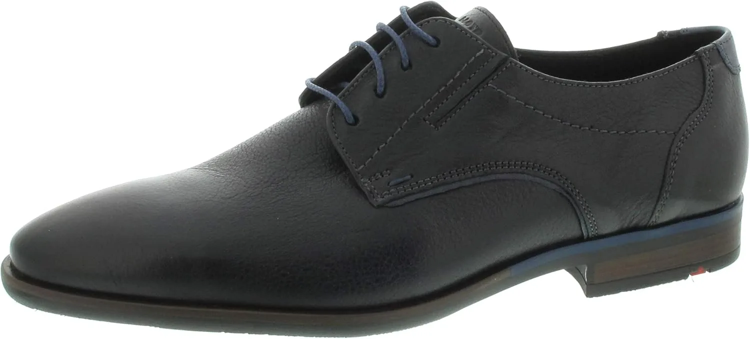 Мужские деловые туфли LLOYD Convent 26-875-34 Black Midnight Rover Calf Lumia Nappa 26-875-34 Black 186675, черный/синий