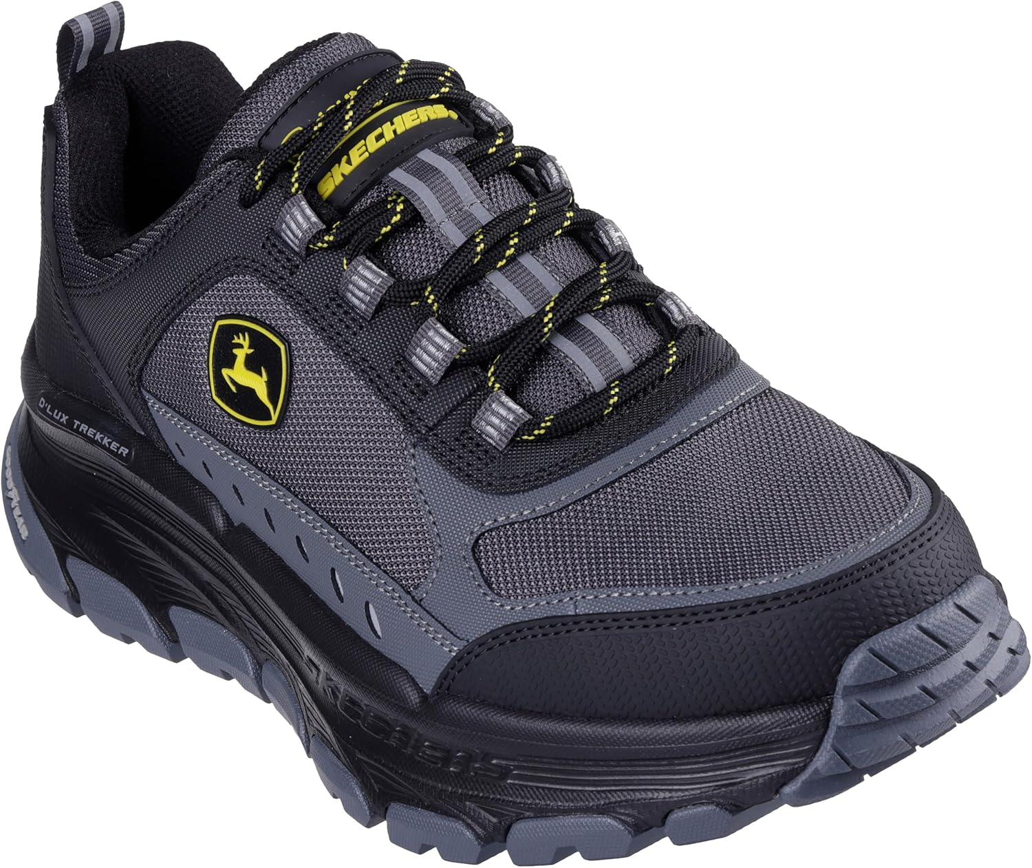 

Мужские кроссовки Skechers John Deere D'lux Trekker с системой Soundguard и шнуровкой, черный