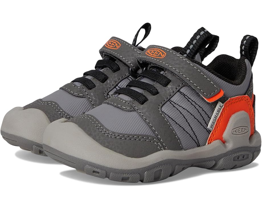 

Кроссовки KEEN Kids Knotch Peak Sneaker, цвет Magnet/Safety Orange