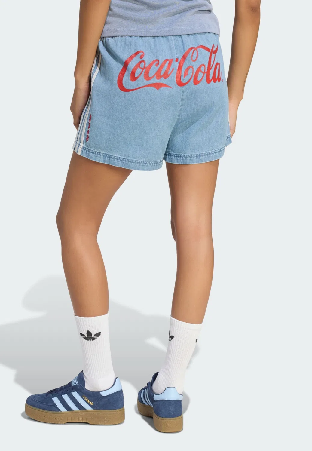 Джинсы Adidas Originals свободного кроя, синего цвета — фото 2