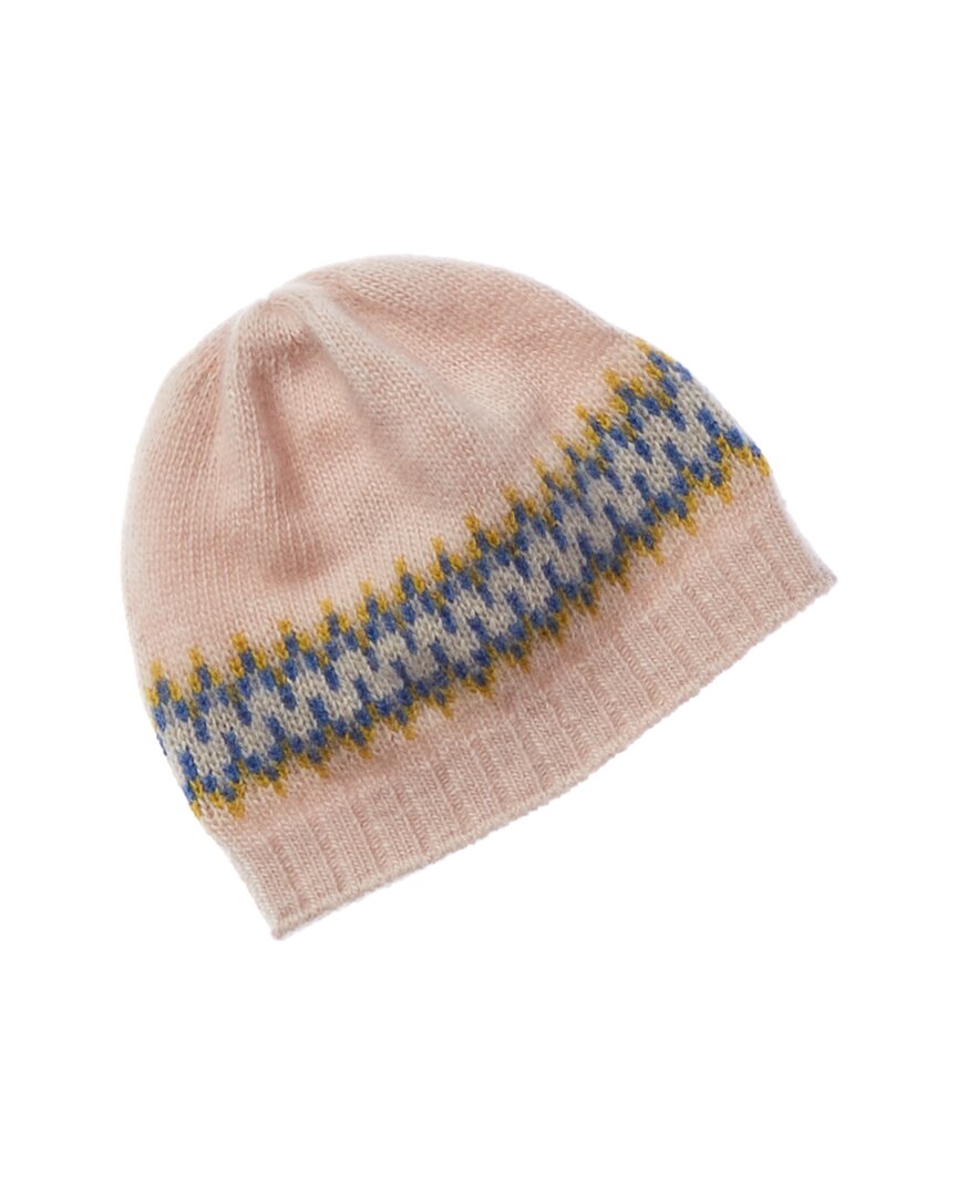 

Portolano Kids Кашемировая шапка интарсия, розовый