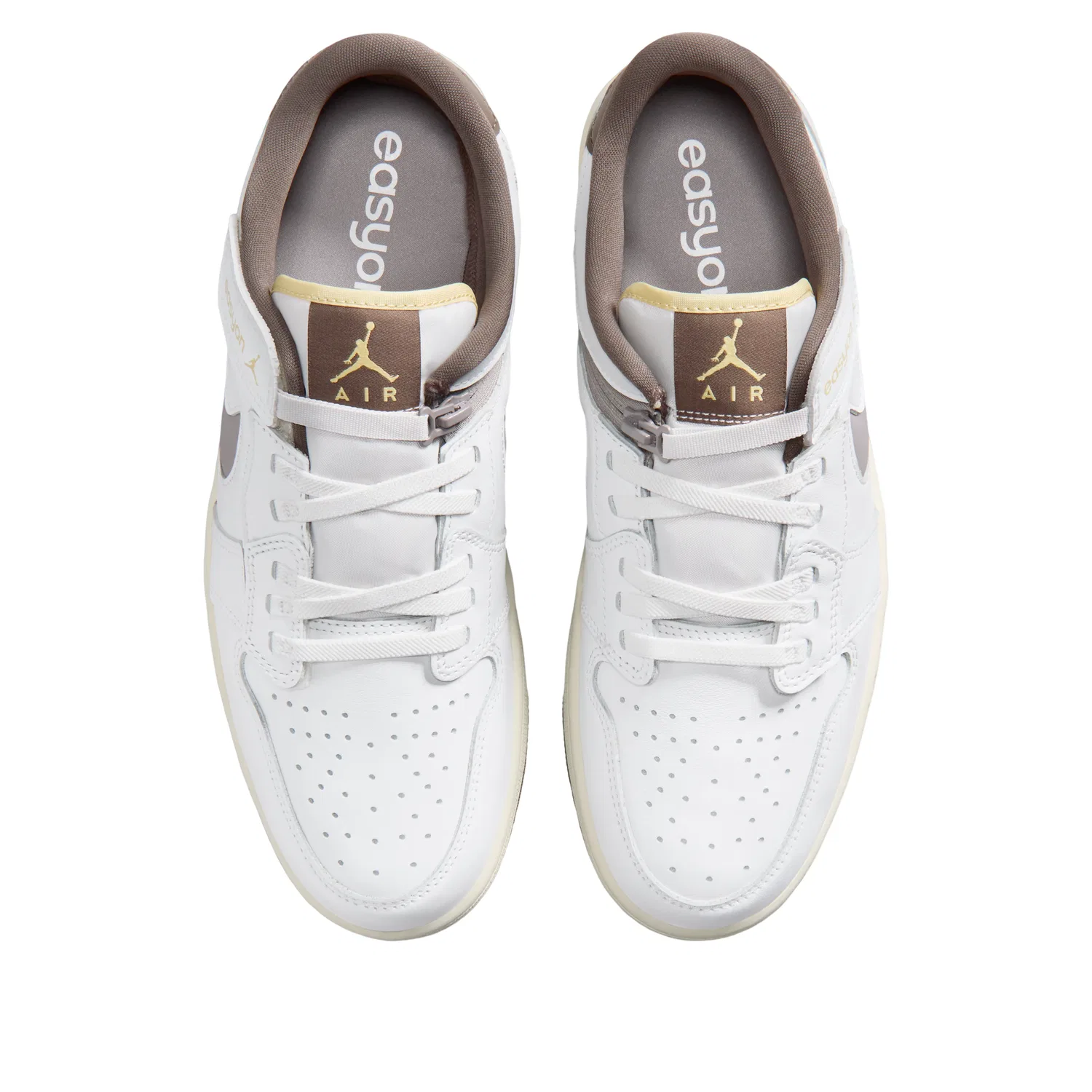 Кроссовки Air Jordan 1 Low EasyOn 'Summit White Enigma Stone' DM1206-106, белый — фото 3