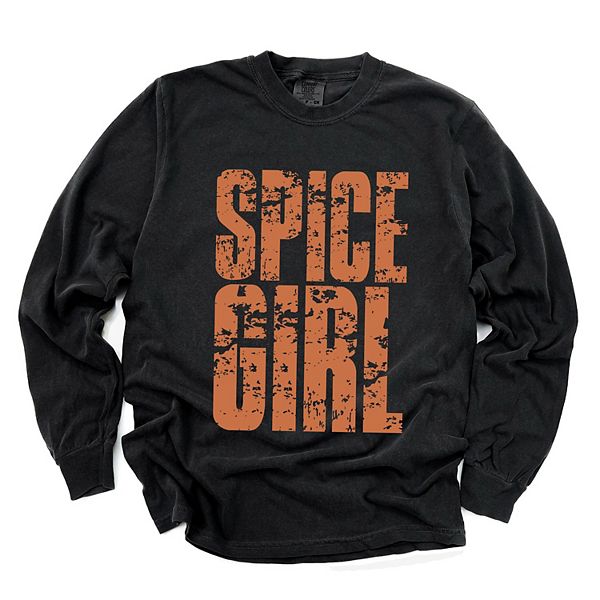 

Футболка с длинным рукавом Spice girl block distressed Simply Sage Market, Black, Черный, Футболка с длинным рукавом Spice girl block distressed Simply Sage Market, Black