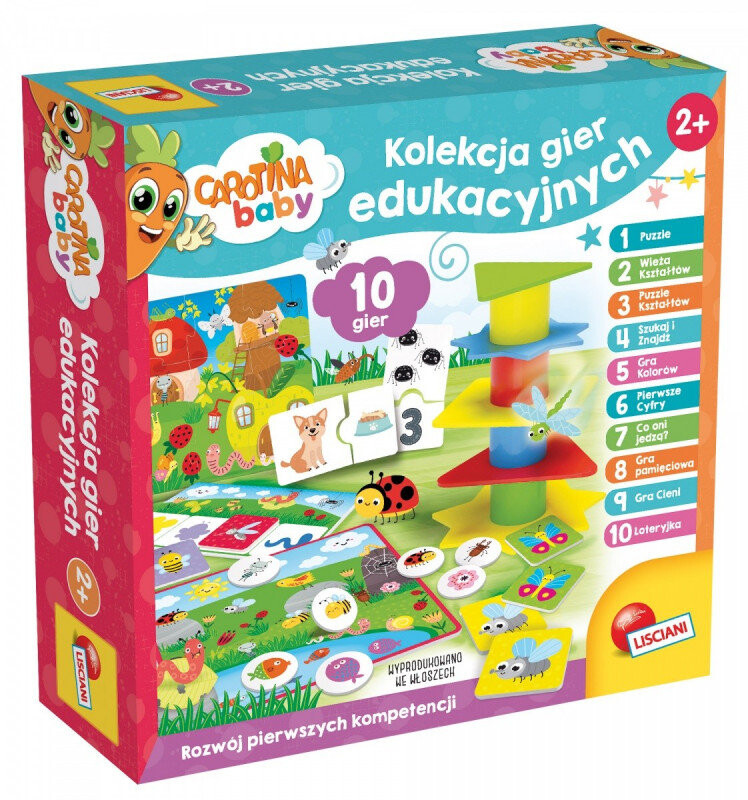 

Carotina Baby - Сборник развивающих игр, Лишани Lisciani