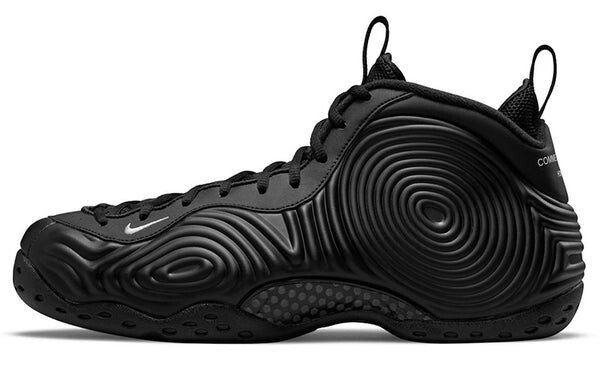 Кроссовки comme des garcons homme plus x air Foamposite one Nike, черный — фото 2