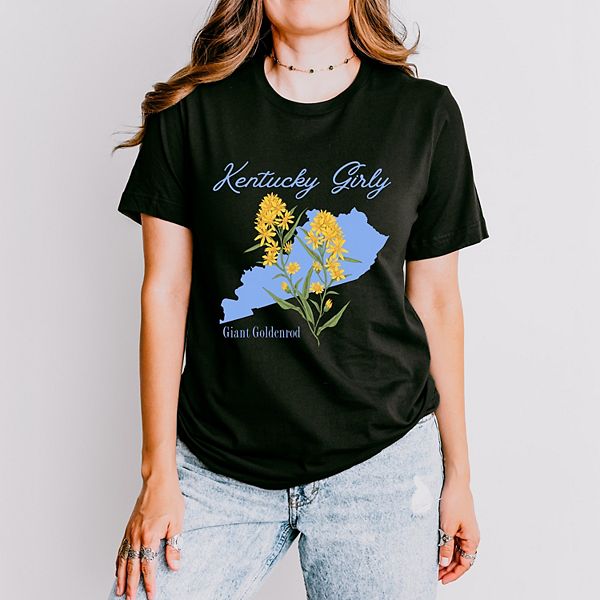 

Футболка Kentucky girly flower с коротким рукавом Simply Sage Market, Black, Черный, Футболка Kentucky girly flower с коротким рукавом Simply Sage Market, Black