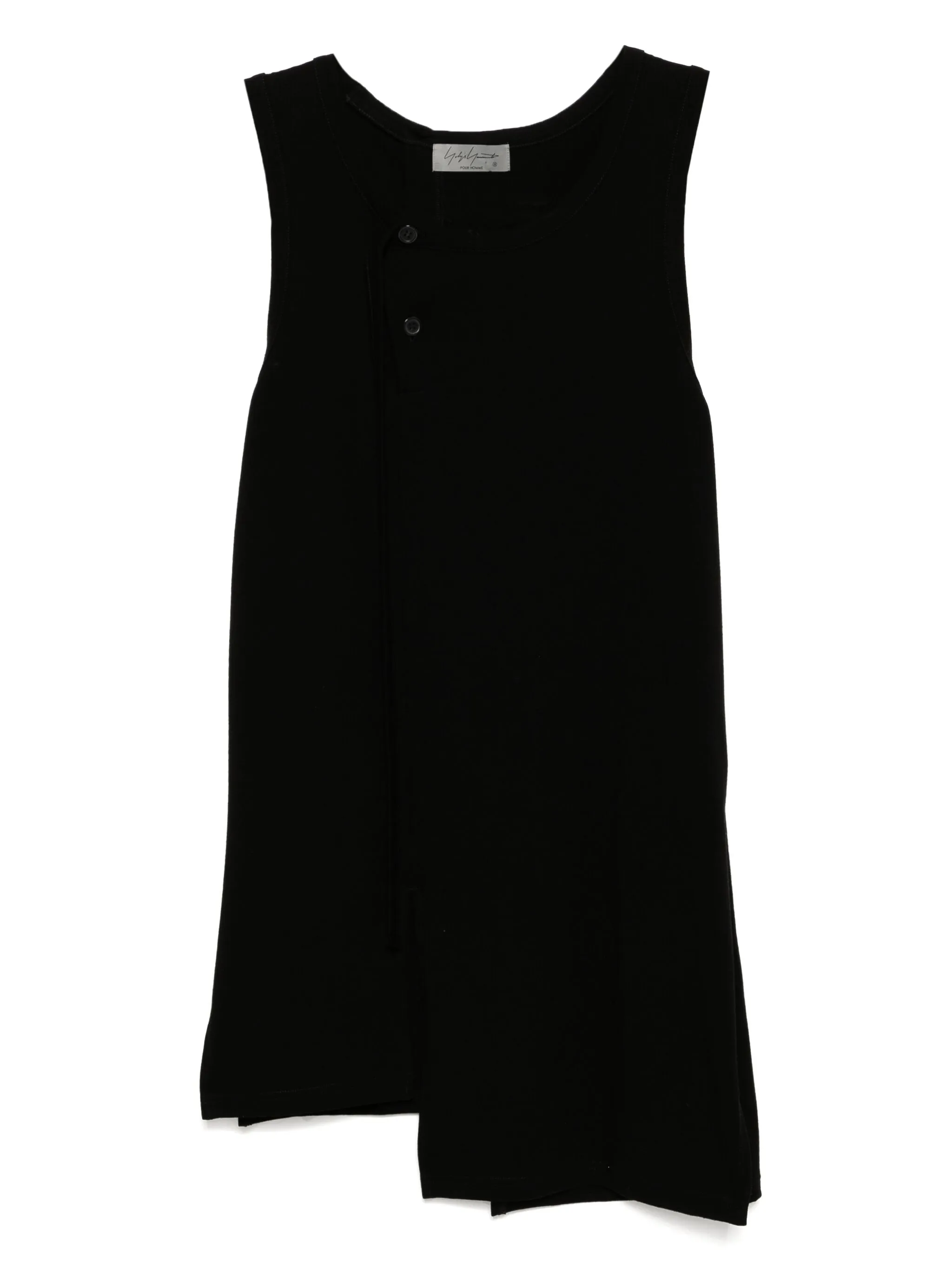 

Топ American без рукавов Yohji Yamamoto, черный