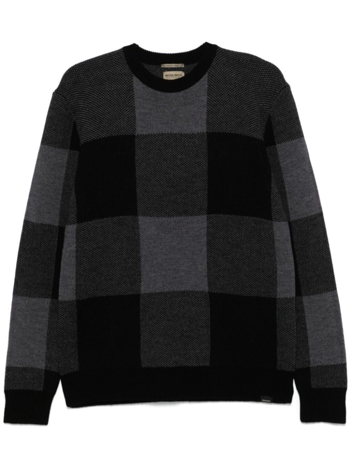 

Woolrich джемпер с клетчатым узором, серый
