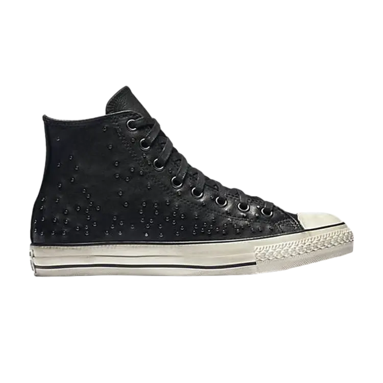 

Кроссовки Converse John Varvatos x Chuck Taylor All Star Studded Hi 'Black Beluga', черный