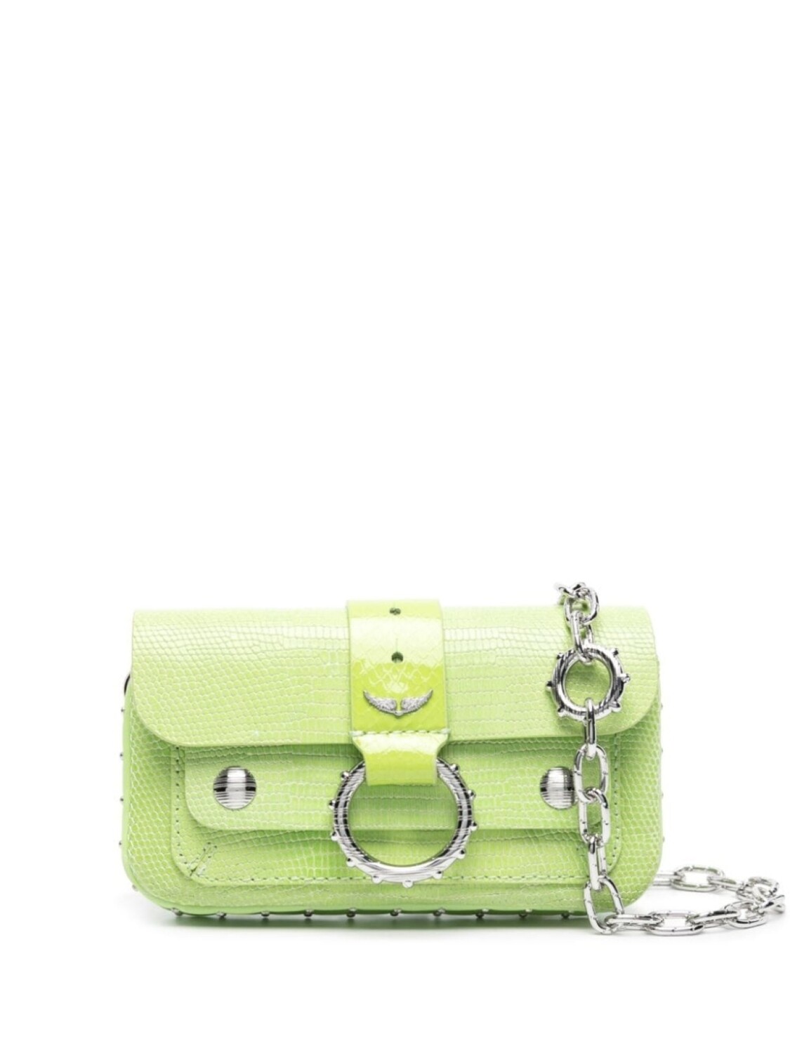 

Zadig&Voltaire мини-сумка Kate Wallet с тиснением под кожу ящерицы, зеленый