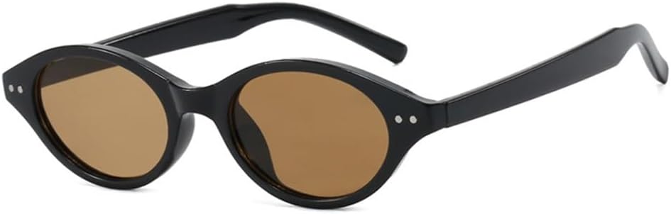 

Женские солнцезащитные очки ретро-размера, маленькие овальные, с заклепками и леопардовым принтом, солнцезащитные очки для активного отдыха, с защитой от ультрафиолета KTUCN, H