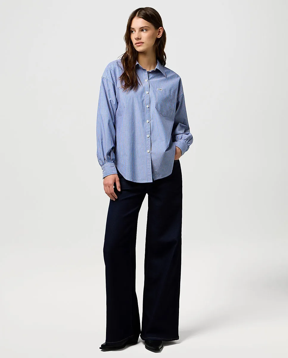 

Женская рубашка свободного кроя Wrangler, синий