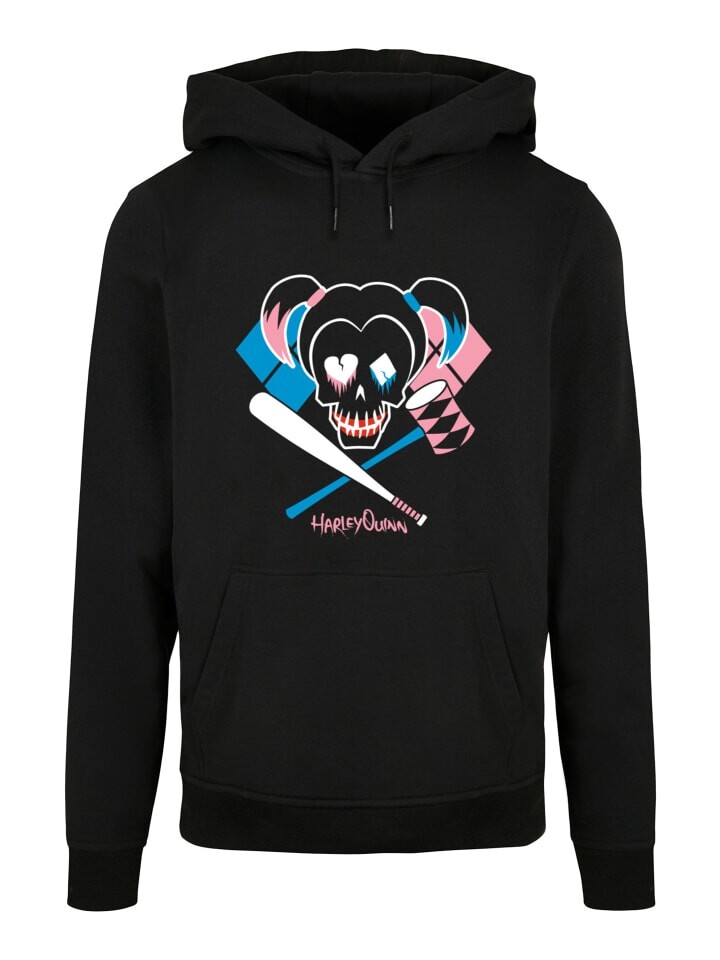 

Пуловер F4NT4STIC Basic Suicide Squad Harley Quinn Skull Emblem, черный