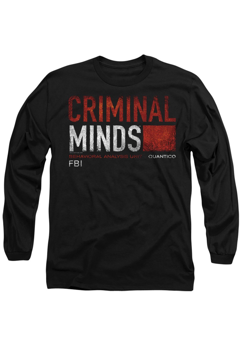 

Топ с длинными рукавами CRIMINAL MINDS TITLE CARD Cotton Soul, черный