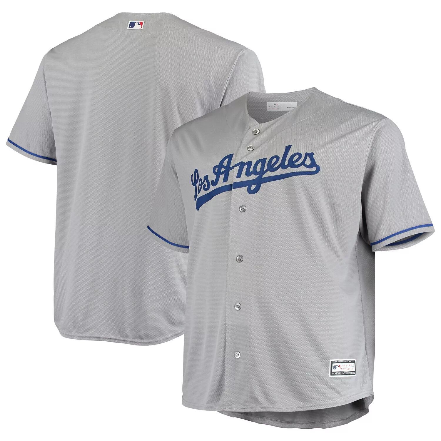 

Мужская серая футболка Los Angeles Dodgers Big & Tall Replica Team, Серый, Мужская серая футболка Los Angeles Dodgers Big & Tall Replica Team