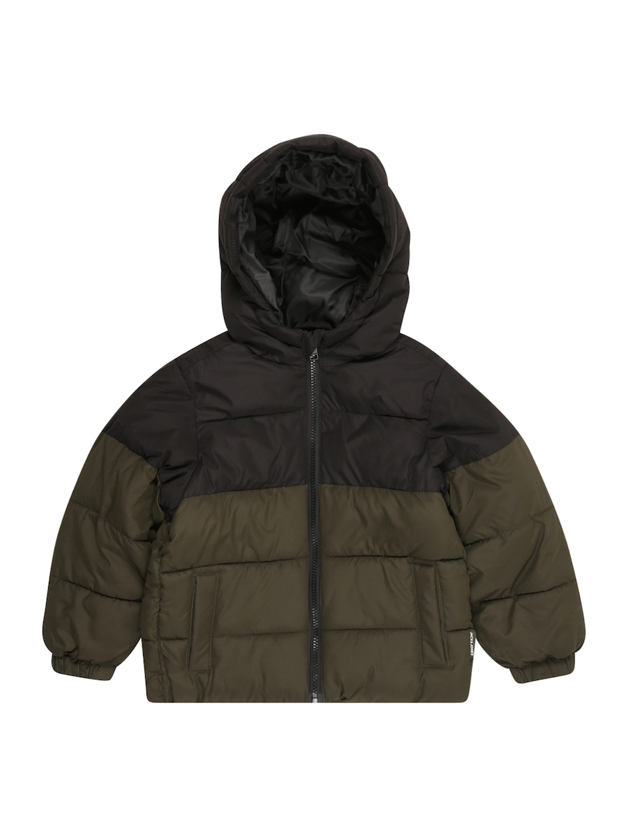 

Куртка межсезонная JACK & JONES MINI MAZE, оливковый/черный