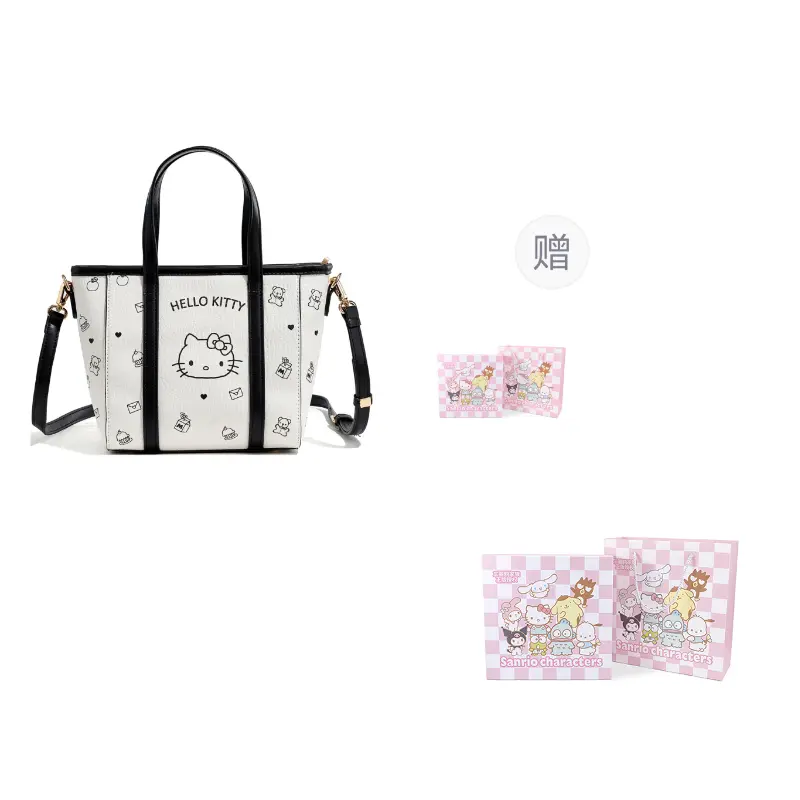

Sanrio Женская сумка из полиуретана черно-белая, Black White