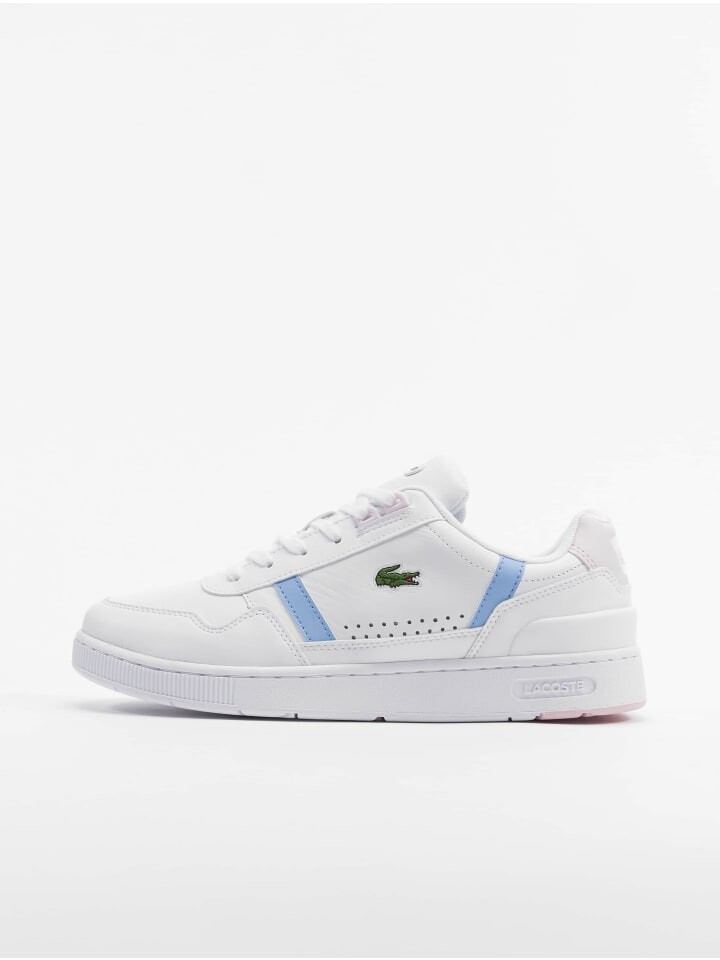 

Кроссовки на шнуровке Lacoste, цвет white/lightblue