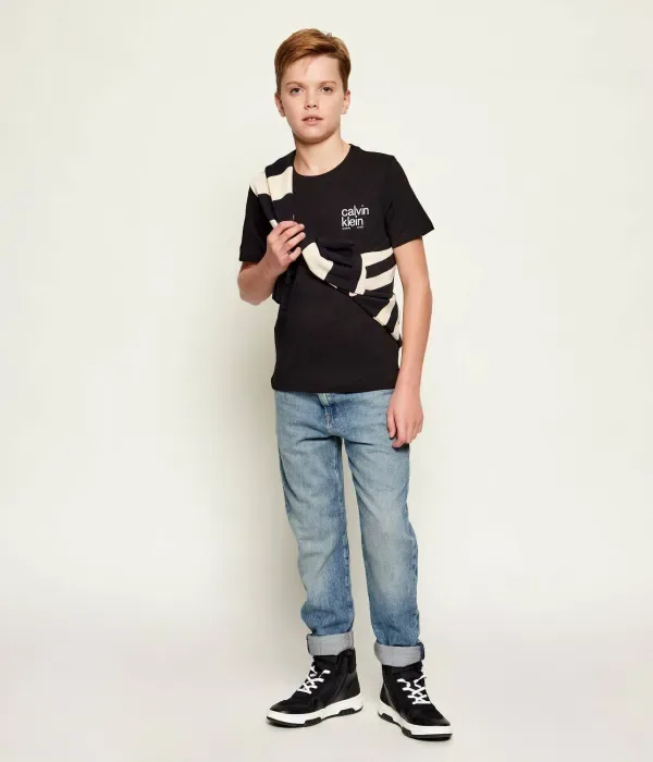 Футболка regular fit Calvin Klein Jeans, черный — фото 2