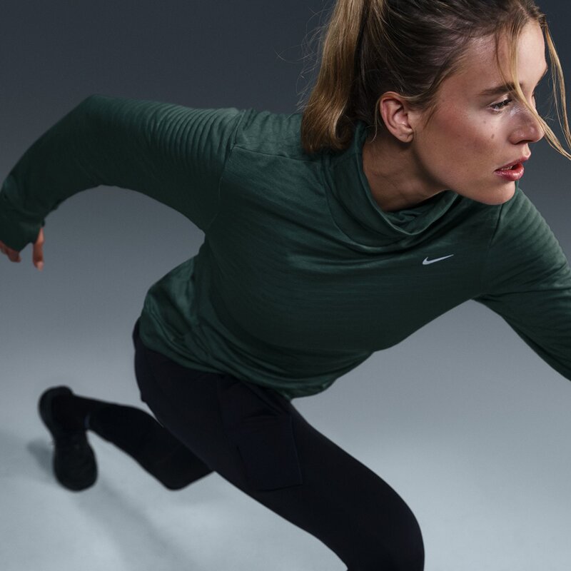 Толстовка w nk Swift Elemnt tf ttlnk Nike, мультиколор — фото 4