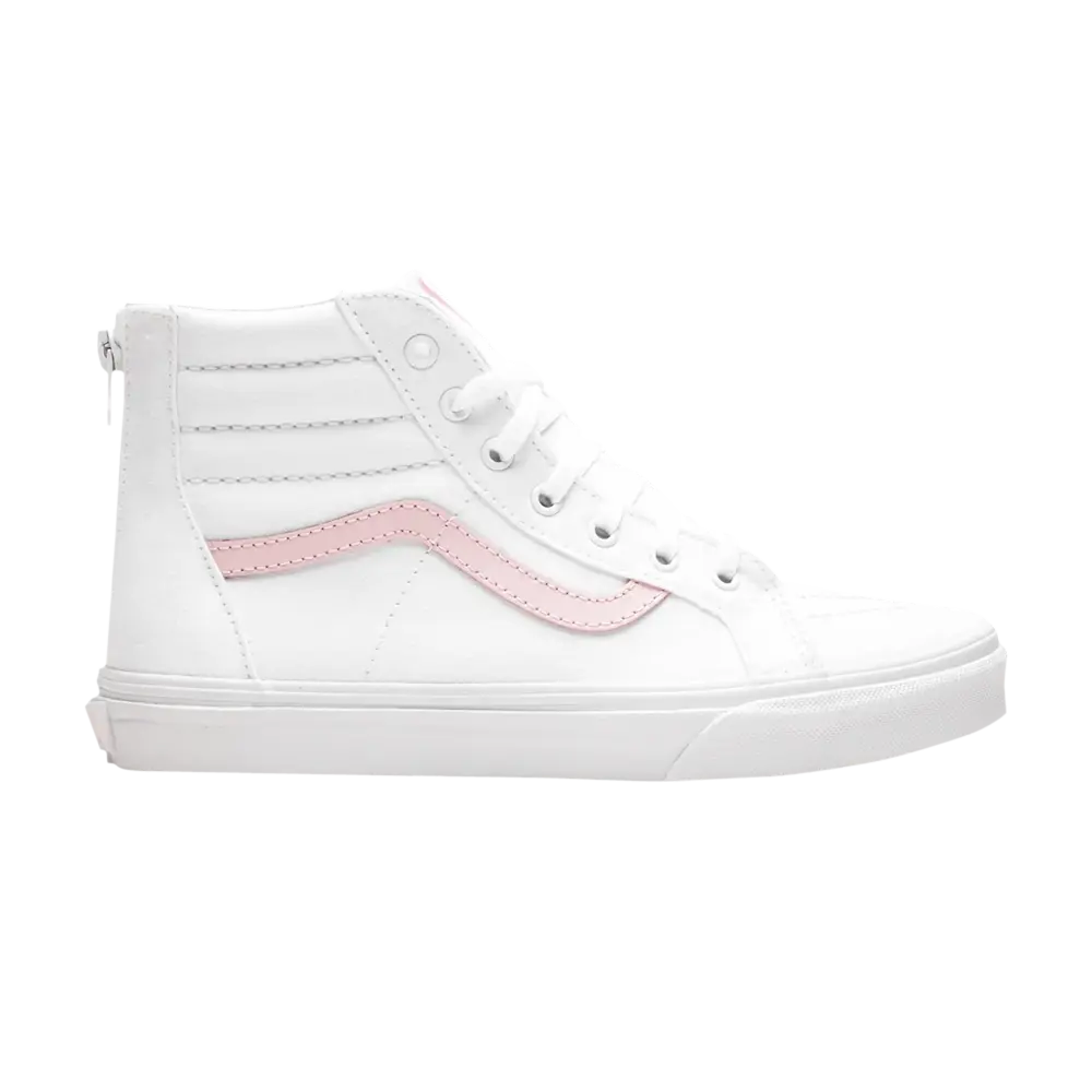 

Кроссовки Sk8-Hi Zip Kids Vans, белый