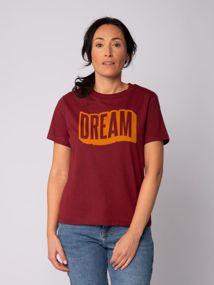 

Футболка wat Apparel T-Shirt Dream, цвет Weinrot