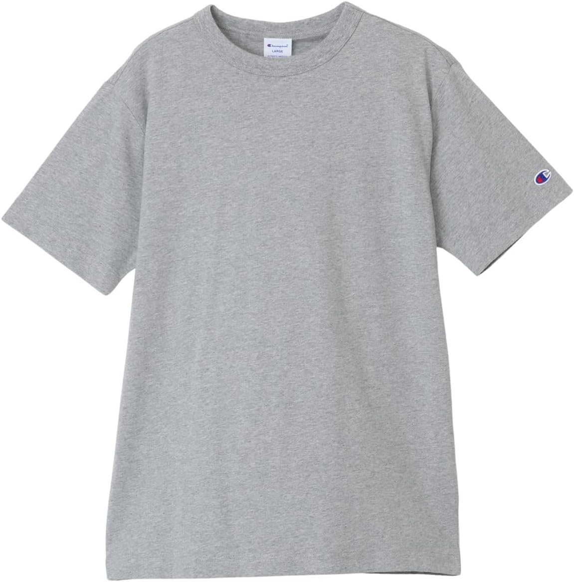 

Мужская базовая футболка Champion C8-Z312Z из 100% хлопка с коротким рукавом и круглым вырезом, серый