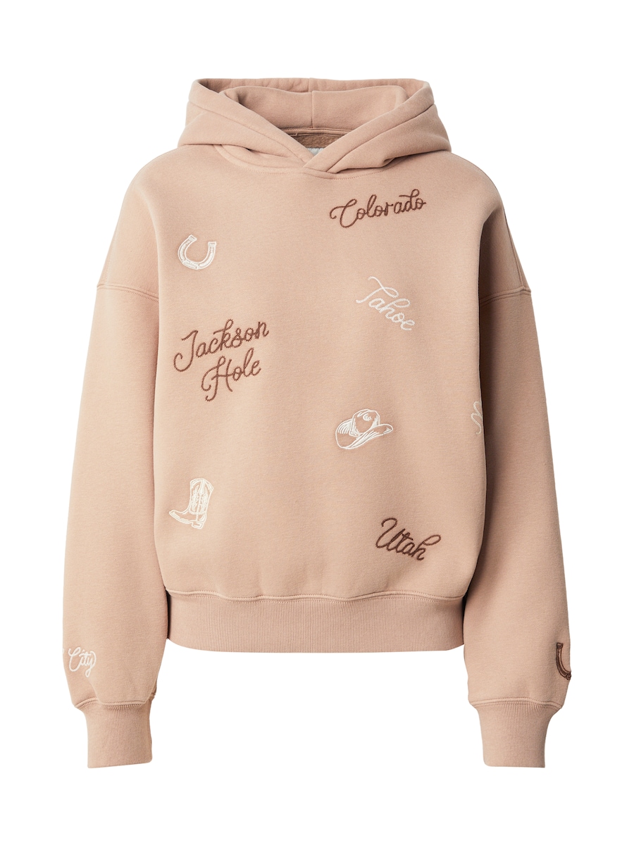 

Толстовка Abercrombie & Fitch, коричневый/капучино