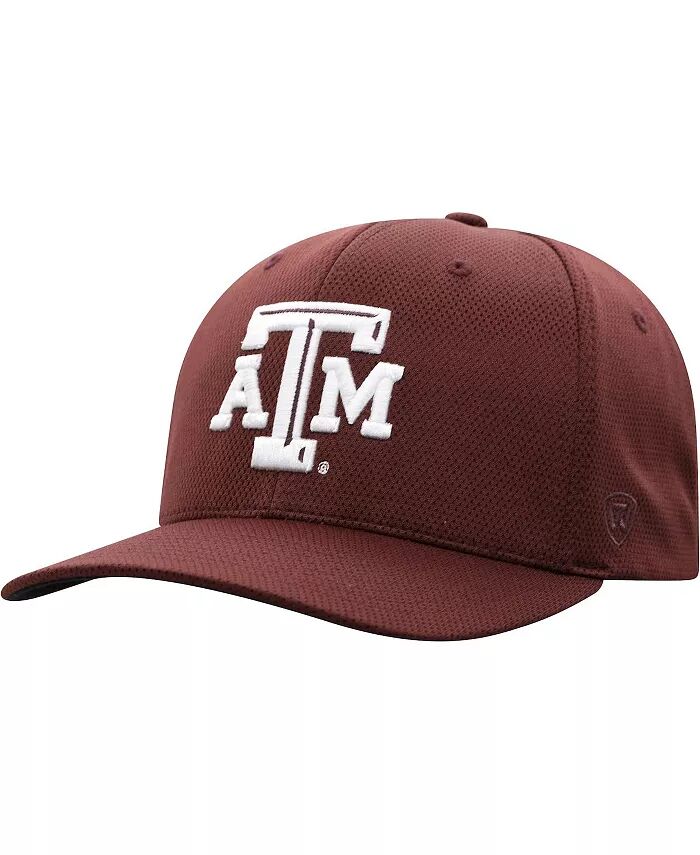 

Мужская темно-бордовая техасская кепка A&M Aggies Reflex Logo Flex Top of the World