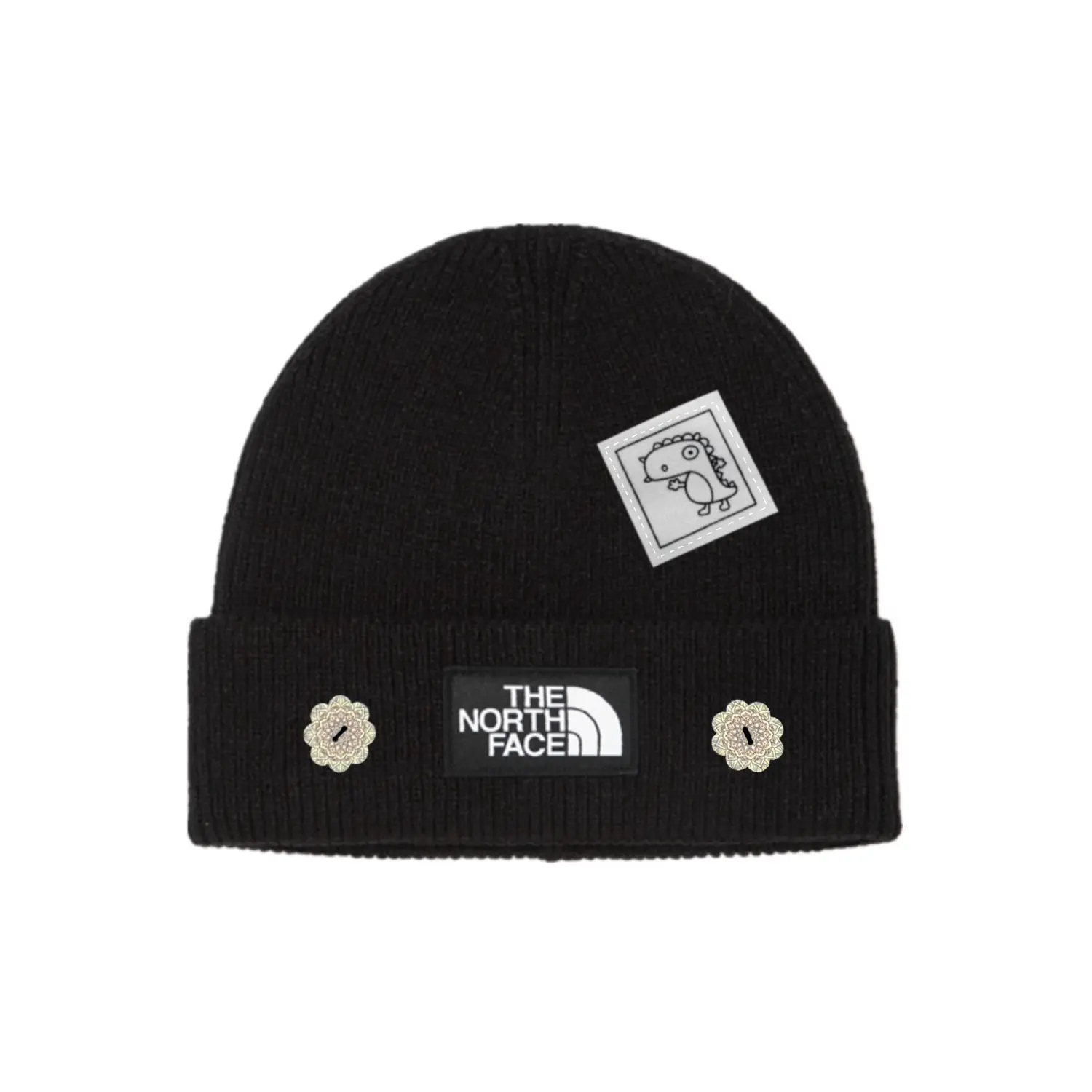 

Нейлоновая шапка унисекс черная THE NORTH FACE