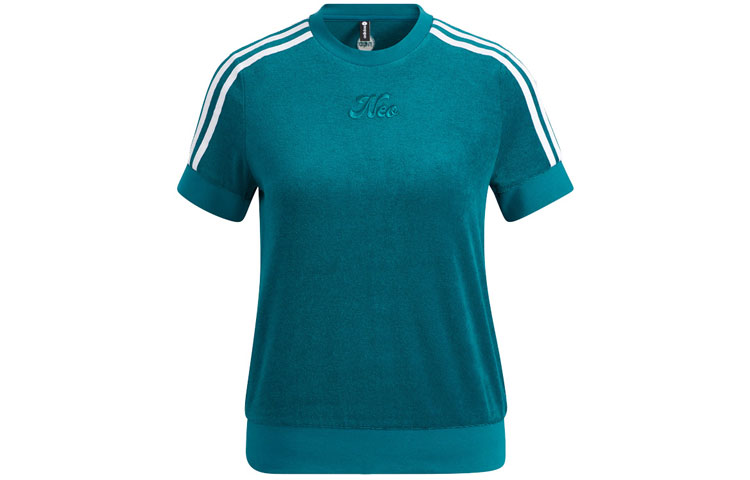 

Футболка Regular женская Adidas Neo, синий/зеленый