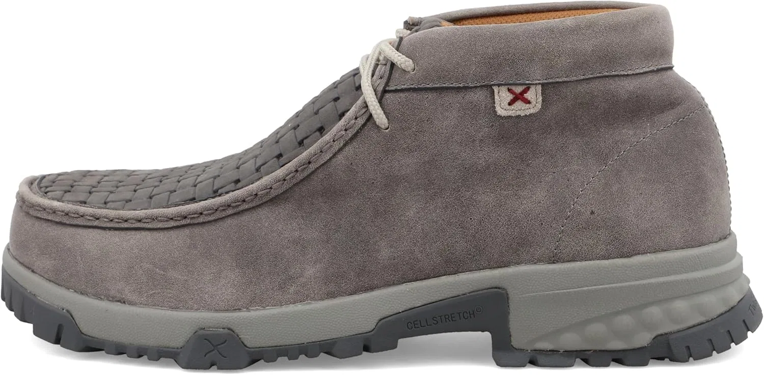 Ботинки чакка Twisted X Moc Toe, серый — фото 4