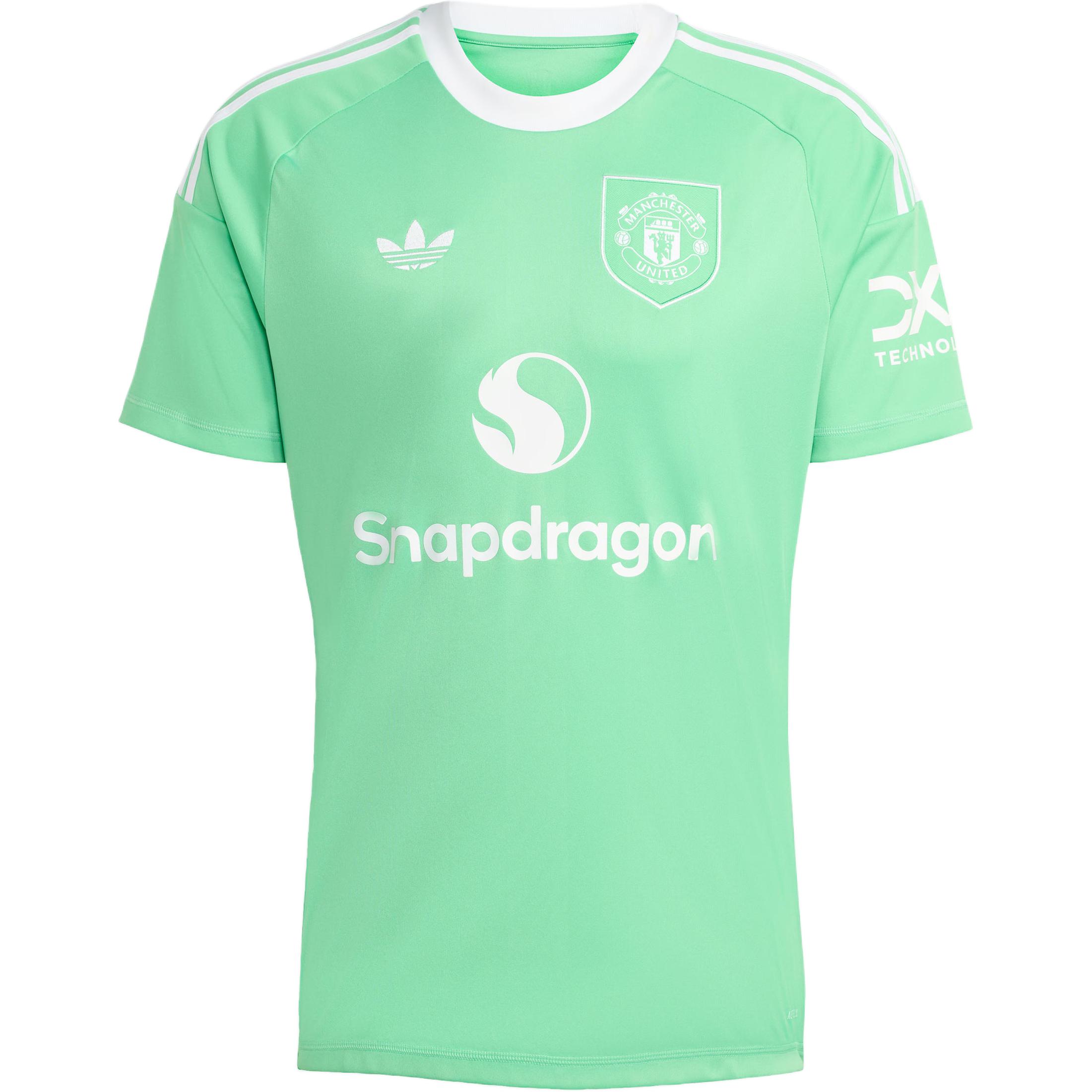 

Футболка вратаря Manchester United 25/26 третья Adidas Originals, ярко-зеленый