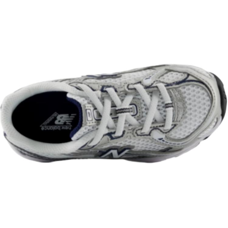 Низкие дышащие кроссовки NB 740 с амортизацией для младенцев и малышей New Balance, белый/серебряный — фото 3