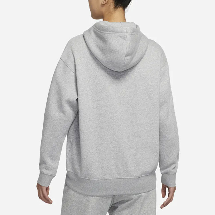 Свитер (WMNS) Nike Sportswear Collection Fleece Hoodie 'Grey' — фото 4
