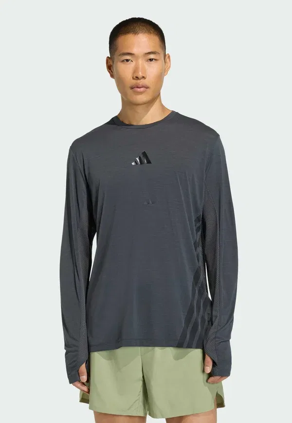 Футболка с длинным рукавом Adidas Terrex Xperior Climacool+ Long Sleeve T-Shirt, угольный